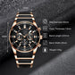 Montre à quartz multifonctionnelle étanche pour homme