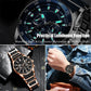 Montre à quartz multifonctionnelle étanche pour homme