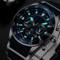 Montre à quartz multifonctionnelle étanche pour homme