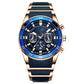 Montre à quartz multifonctionnelle étanche pour homme
