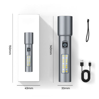 Lampe de poche zoomable ultra-brillante