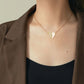 ✨ Nouveau Collier Couple 2025 📿💖Collier Cœur Magnétique Or Diamant Premium