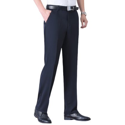 🔥 Hot Sale ❄️Pantalon de costume en soie glacée à séchage rapide pour homme💨