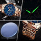 Montre à quartz en acier inoxydable pour hommes