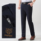 Un cadeau idéal pour lui ! Pantalon de costume extensible tendance doublé en peluche pour homme
