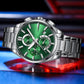 Montre-bracelet d'affaires en acier inoxydable pour homme