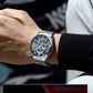 Montre-bracelet d'affaires en acier inoxydable pour homme