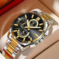 Montre-bracelet d'affaires en acier inoxydable pour homme