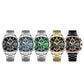 Montre-bracelet d'affaires en acier inoxydable pour homme