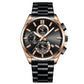 Montre-bracelet d'affaires en acier inoxydable pour homme