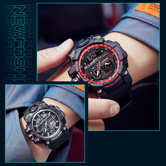 💦Étanche à 100 m⌚Montre lumineuse multifonctionnelle pour homme
