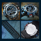 💦Étanche à 100 m⌚Montre lumineuse multifonctionnelle pour homme