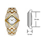 Montre à quartz rétro pour femme avec strass scintillants