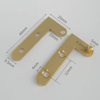 💥💥Ensemble de charnières pivotantes de porte d'armoire
