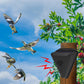 🕊️✨Répulsif solaire anti-oiseaux d'extérieur étanche