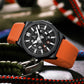 Montre-bracelet squelette de luxe à quartz avec fonction calendrier
