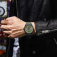 Montre-bracelet squelette de luxe à quartz avec fonction calendrier