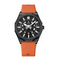 Montre-bracelet squelette de luxe à quartz avec fonction calendrier