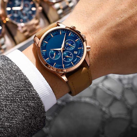 Montre-bracelet étanche pour homme, modèle spécial à durée limitée