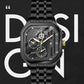 Montre à quartz carrée pour homme, édition limitée