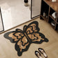 Tapis de diatomées Retro Butterfly - séchage rapide et antidérapant