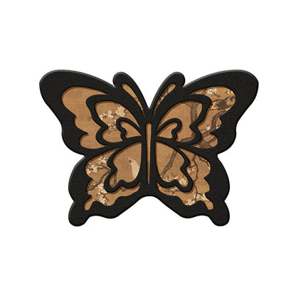 Tapis de diatomées Retro Butterfly - séchage rapide et antidérapant