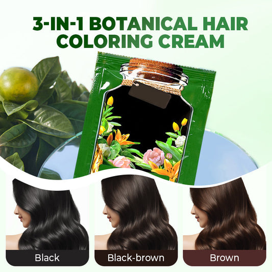 ⏳Spécial à durée limitée⏰Crème colorante botanique 3-en-1