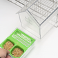 🦜Mangeoire externe coulissante pour perroquets🐦