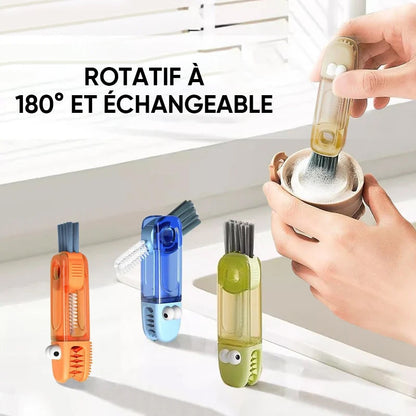 ✨Brosse de nettoyage polyvalente 4 en 1 pour les espaces entre les bouteilles