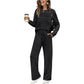 ⏳Offre spéciale à durée limitée⏰ Ensemble Femme Confort – Haut Ras du Cou & Pantalon à Cordon 👕👖
