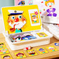 ⏳Spécial à durée limitée⏰Boîte Puzzle Magnétique Enfant avec Plateau de Jeu et Ardoise à Dessin🧩