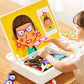 ⏳Spécial à durée limitée⏰Boîte Puzzle Magnétique Enfant avec Plateau de Jeu et Ardoise à Dessin🧩