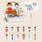 ⏳Spécial à durée limitée⏰Boîte Puzzle Magnétique Enfant avec Plateau de Jeu et Ardoise à Dessin🧩