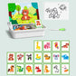 ⏳Spécial à durée limitée⏰Boîte Puzzle Magnétique Enfant avec Plateau de Jeu et Ardoise à Dessin🧩