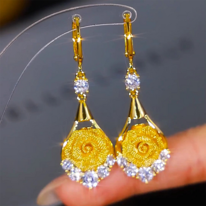 ⏳Spécial à durée limitée⏰Boucles d'oreilles élégantes en maille rose🌹