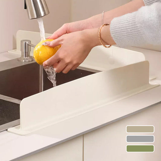 ⏳Spécial à durée limitée⏰Pare-Éclaboussures en Silicone pour Évier - Protection contre les Projections d'Eau et de Détergents, Flexible et Facile à Nettoyer 💦✨