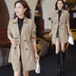⏳Spécial à durée limitée⏰Trench-coat confortable à revers et taille cintrée🧥