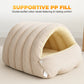 Cozy and comfortable plush bed for pets🐱