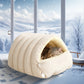 Cozy and comfortable plush bed for pets🐱