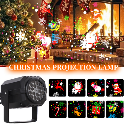 ⏳Limited-time 50% off🎅Projecteur lumineux rotatif à LED avec motifs de Noël🪄🎄