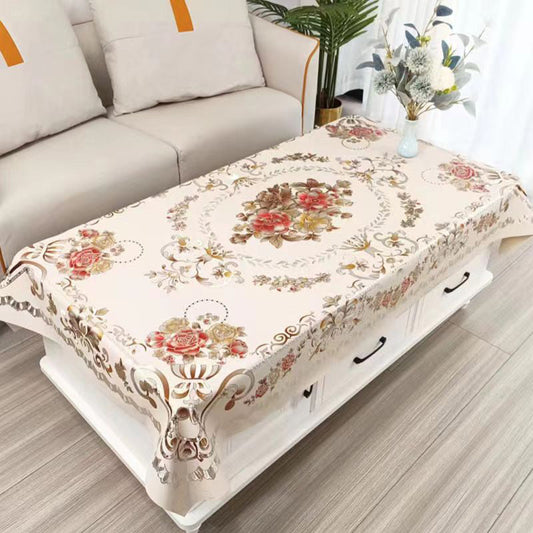 📢📢50 % DE RÉDUCTION !!⏰Nappe multifonctionnelle imperméable et oléofuge à motif floral🏵️
