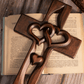 ⏳Spécial à durée limitée⏰Croix en Bois à Cœurs Entrelacés - Symbole d‘Amour & de Foi❤️✝️