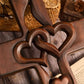 ⏳Spécial à durée limitée⏰Croix en Bois à Cœurs Entrelacés - Symbole d‘Amour & de Foi❤️✝️