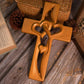 ⏳Spécial à durée limitée⏰Croix en Bois à Cœurs Entrelacés - Symbole d‘Amour & de Foi❤️✝️