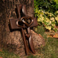 ⏳Spécial à durée limitée⏰Croix en Bois à Cœurs Entrelacés - Symbole d‘Amour & de Foi❤️✝️