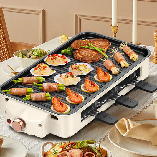 ⏳Spécial à durée limitée⏰Grill électrique multifonction amovible à grande capacité et sans fumée🥩