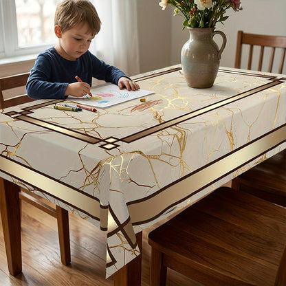 ⏳Spécial à durée limitée⏰Nappe imperméable imprimée marbre🌩️