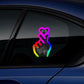 ⏳Spécial à durée limitée⏰Lampe LED solaire en forme de cœur pour voiture🫰💖