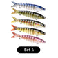 🐟 LIMITED-TIME 50% OFF! 🌊 Multi-Segmented Bionic Fishing Lure – Realistic Swim, 3D Eyes, Fresh & Salt Water ✨