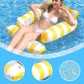 ⏳Spécial à durée limitée⏰Transat gonflable rayé pour piscine – Le confort idéal en plein air🏊‍♀️⛱️